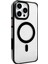 Msa-Shop Joko Iphone 15 Pro Max Gleam Pc Sert Magsafe Kılıf - Şeffaf-Siyah 1
