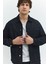 Regular Fit Worker Stil Rinse Koyu Indigo Erkek Jean Ceket 2