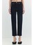 Regular Straight Fit Koyu Indigo Kadın Jean Pantolon 5
