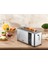 Dijital Ekmek Kızartma Makinesi, Yeniden Isıtma, Buz Çözme, 1400W, Beyaz 1