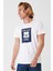 Regular Fit Roadtrip Baskılı Beyaz Erkek T-Shirt 1
