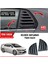 Honda Civic Fd6 2006-2011 Uyumlu Kelebek Cam Izgarası Kelebek Cam Vizörü Havalandırma Sağ Sol Takım Parlak Siyah 1