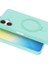 Msa-Shop Newface Samsung Galaxy A06 Regal Magsafe Standlı Kapak - Su Yeşili 4