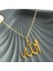 Msa-Shop Allah Yazılı Uçlu Kolye-Sarı 1