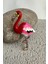 Altın Sarısı Renkli Mineli Taşlı Flamingo Broş (5cm) 3