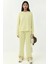 Kadın Modal Touch Basic Sweatshirt Yellow 6