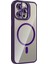 Bfs Apple iPhone 14 Pro Max Remim Lensli Magsafe Standlı Kapak - Derin Mor 3