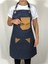 Jean Mutfak Önlük Deri Cep Detaylı Şef Önlük Kuaför Restoran Garson Kot Önlük 2