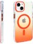 Apple iPhone 13 Kılıf M-Safe Şarj Özellikli Transparan Renk Geçişli Toros Kapak 1