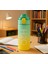 Yeşil Sarı H2O Pastel Renkli Kulplu Kapaklı Plastik Matara 670ML Suluk 1