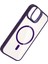 Bfs Apple iPhone 11 Remim Lensli Magsafe Standlı Kapak - Derin Mor 4