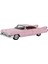 Büyük Retro Cadillac Big Rocket 1:24 Simülasyon Çocuk Ses ve Işıklı Geri Çekilebilir Alaşım Araba Modeli Oyuncak Süsleri (Yurt Dışından) 1