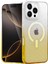 Bfs Apple iPhone 16 Pro Max Pummel Shiny Magsafe Kapak - Gold 1