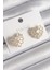 Pirinç Gold Renk Zirkon Taşlı Kalp Model Kadın Küpe TG27BKP9760 1