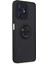 Bfs Realme C53 Kılıf Montreal Yüzüklü Silikon Kapak - Siyah 2