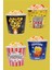 4 Adet Patlamış Mısır Kovası | Popcorn Kutusu Seti 7174271 6