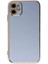 Bfs iPhone 11 Kılıf Volet Silikon - Mavi 2