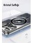 Bfs iPhone 15 Pro Max Kılıf Crystal Magsafe Kapak - Şeffaf 5