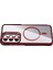 Bfs Samsung Galaxy S25 Remim Lensli Magsafe Standlı Kapak - Bordo 3