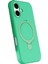 Bfs Apple iPhone 16 Regal Magsafe Standlı Kapak - Yeşil 3