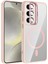 Bfs Samsung Galaxy S25 Remim Lensli Magsafe Standlı Kapak - Pembe 1