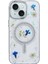 Bfs iPhone 15 Flower Magsafe Kapak - Krem 1