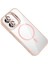 Bfs Apple iPhone 16 Remim Lensli Magsafe Standlı Kapak - Pembe 3