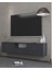 1303DROPCT-1 Duvara Montaj Tv Sehpası Antrasit-Gümüş Kulp 8