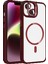 Bfs Apple iPhone 13 Remim Lensli Magsafe Standlı Kapak - Bordo 1
