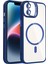 Bfs Apple iPhone 11 Remim Lensli Magsafe Standlı Kapak - Lacivert 1