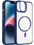 Bfs Apple iPhone 11 Remim Lensli Magsafe Standlı Kapak - Lacivert 2