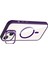 Bfs Apple iPhone 15 Plus Remim Lensli Magsafe Standlı Kapak - Derin Mor 3