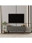 Capella Tv Ünitesi Mdf 120 cm Ayaklı Kapaklı Raflı 1
