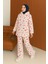Peluş Kumaş Tesettür Ceket ve Bel Lastikli Pantolon Ikili Takım 1
