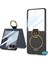 Samsung Galaxy Z Flip 7 Kılıf Ring Fall Magsafe Siyah 2
