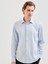 Erkek Modern Fıt Gömlek-Açık Mavi 5