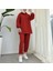 3 Iplik Şardonlu Tesettür Sweatshirt Takım – Rahat Üst ve Bel Lastikli Pantolon 1