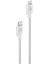 Cellularlıne Usb-C To Usb-C Örgü Dayanıklı 150 cm Şarj Kablosu Beyaz 1