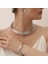 Çelik Gümüş Renk Spiral Model Ayarlanabilir Choker Kolye Bileklik Küpe Set 1