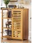 Bambu Çok Amaçlı Düzenleyici Dolap / Banyo Dolabı, Ayakkabılık, 3 Raflı 1 Kapaklı, 66 x 87 x 33 2