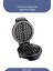 Yapışmaz Belçika Waffle Makinesi, 1000W, Siyah 3