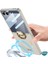 Samsung Galaxy Z Flip 7 Kılıf Ring Fall Magsafe Gri 6