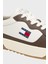 Tommy Jeans Logolu Deri Sneaker Ayakkabı Erkek Ayakkabı EM0EM01443 0lı 5