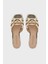 Logolu Pencereli Gold Terlik Bayan Terlik SD0313 P049 Z22 4