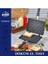 Döküm Granit Çift Taraflı Tava 24x17 cm PFOA İçermeyen Siyah Ergonomik Tasarım 8