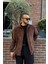 Yotau Erkek Oversize Fit Kadife Uzun Kollu Gömlek Ceket 4