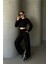 Şardonlu 3 Iplik Kumaş Crop Sweatshirt ve Bel Lastikli Pantolon Takım 1