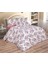 Tasya Çift Kişilik Lastikli Çarşaflı Nevresim Takımı Pembe 2