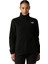 W Glacier Fleece 1/4 Zip Jacket Kadın Outdoor Çeyrek Fermuarlı Polar Üst NF0A8D2JJK31 Siyah 3