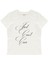 Can't Care Baskılı Baby Tee Crop Top 1
